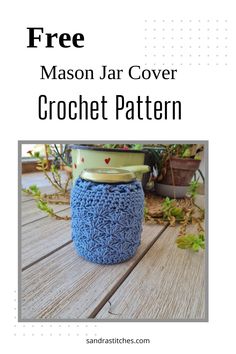 crochet mason jar cover pattern Bath Styling, Crochet Hook Holder, Crochet Mat