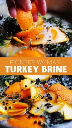 Pioneer Woman Turkey Brine Turkey Brine Pioneer Woman, Smoked Turkey Brine, Best Turkey Brine, Easy Turkey Brine, Turkey Brine Recipe, Citrus Turkey, Turkey Brine Recipes, Turkey Brine, Brine Recipe