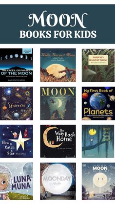 Moon books Moon Unit Study, Moon Unit, Moon Activities, Creation Science, Fall Activity, Moon Book, Moon Party, Best Children Books, Feels Like Home