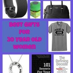 the best gifts for 30 year old women are in this collage with text overlay