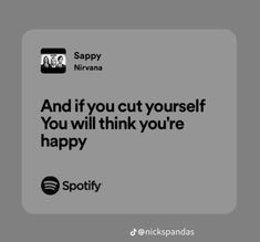 #lyrics #nirvana #real Nirvana Spotify Lyrics, Relatable Song Lyrics Quotes, Nirvana Song Lyrics, Lyrics Nirvana, Nirvana Quotes Lyrics, Lyrics Deep, Nirvana Lyrics