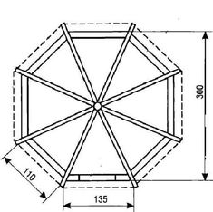 Восьмигранная беседка своими руками: чертежи, размеры Quick Saves, Pins
