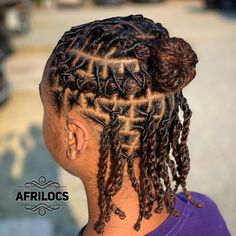 Starter Locs Styles! ✨✨ I got Openings All Week! 🔥😋 Click Link in my Bio for Slots 💯💯 #Afrilocs 🌍🇳🇬 . . . #locsatl #atlantastylist… | Instagram Short Locs In Ponytail, Short Locs Hairstyles For Women Dreadlock Styles Dreads Hair, Short Locs Ponytail Styles, Loc Styles For Short Locs Black Women, Short 2 Strand Twist Loc Styles, Loc Styles Medium Updo Women Pineapple, Updo Hairstyles For Locs, Locks Styles For Women Dread Short, Natural Locks Hairstyles