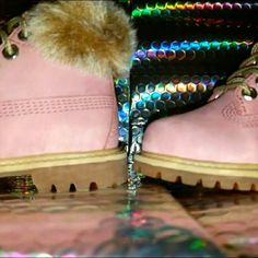 New In Box Toddler Size 5 Pink Timberland Boots. Cute Pink Leather Boots, Casual Pink Timberland Boots, Trendy Timberland Boots With Round Toe, Timberland Snow Boots, Pink Timberland Boots, Timberland Leather Boots, Pink Timberlands, Toddler Timberlands, Timberland Boots Black