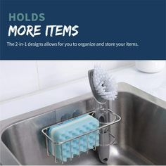 a magazine cover with a toothbrush and soap in the holder next to a sink