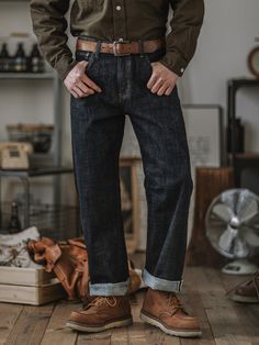 We delivers good quality denim time after time - and these original  jeans showcase this effortlessly. Constructed from 13.5oz indigo denim, woven with Siro Spinning yarns to create an authentic '70s/80s style fabric. they��’re cut to a slim fit and are signed off with a woven brand tag too. Bootcut Jeans Outfit