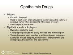 Chapter 18:Ophthalmic and Otic Medications : Pharmacology for Veterinary Technicians Eye Medicine, Surgical Technician, Veterinary Technician, Veterinary Medicine, Pharmacology, Eye Health