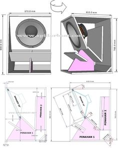 the diagram shows how to cut out an open box with scissors and other items in it