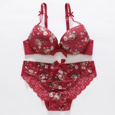 Contour Fashion, Floral Lingerie Set, Floral Lingerie, Women Bra, Floral Bra, Bra And Brief Sets, Year 2, Bra Panty, Padded Bra