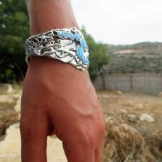 Silver Bohemian Bracelets With Inlay, Bohemian Silver Cuff Bracelet With Inlay, Silver Bohemian Cuff Bracelet With Inlay, Cuff Design, Silver Cuff Bracelet, Bracelet For Women, Etsy Jewelry, Multi Stone, Silver Cuff