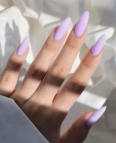 Lilac or lavender?? Long Red Nails, Gel Toe Nails, Nail Polish Colors Fall, Sassy Nails, Gel Nail Art Designs, Lavender Nails, Summery Nails, French Acrylic Nails, Super Nails