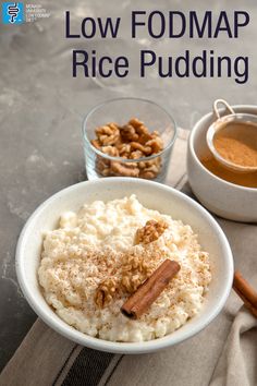 Fodmap Free Recipes, Low Fodmap Pudding, Low Fodmap Deserts, Low Fodmap Rice Recipes, Low Fodmap High Protein Recipes, Low Fodmap Mediterranean Recipes, Low Fodmap Desserts Easy, Low Fodmap Rice, Low Fodmap Recipes Breakfast