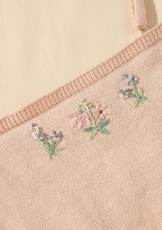 Materials: 100%Viscose Features: Elegant French Cami, Full hand embroidered Suggest wearing it with a cardigan, add layering feel Spring Cotton Sweater With Floral Applique, Summer Cotton Cardigan With Floral Embroidery, Pink Floral Embroidery Cardigan For Spring, Fitted Sweater With Floral Embroidery For Spring, Fish Bone, Body Size, Hand Embroidered, Layering