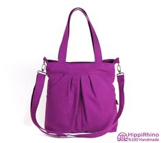 Purple, Simple and Elegant Design Make It a Faithful Companion Throughout the Entire Day. Fully Cotton Lined. High-Quality Canvas Large Bag, Zipper Closure, Fully Lined Daily Use Bag. Washable.  Don't hesitate to contact us for customization and embroidery options. HOW TO ORDER DIFFERENT COLORS: -Visit my current fabrics color list web page. Exterior and interior fabrics are listed separately  https://hippirhino.com/colors/ -Write your selected exterior and interior colors on the order note. Tha Daily Use Purple Bag With Adjustable Handle, Purple Bag With Adjustable Handle For Daily Use, Purple Bags With Adjustable Handle For Daily Use, Purple Shoulder Bag With Pockets, Purple Handheld Shoulder Bag For Everyday Use, Purple Travel Bag With Adjustable Handle, Everyday Handheld Purple Shoulder Bag, Purple Everyday Bags With Pockets, Purple Rectangular Bag With Pockets