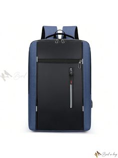 Bird in Bag - Sophisticated Laptop Backpack for Women's Travel and Work Blue Anti-theft Backpack, Blue Rectangular Bag With Anti-theft Pocket, Blue Rectangular Bag For Commuting, Rectangular Blue Backpack For Commuting, Blue Rectangular Backpack For Commuting, Blue Rectangular Commuting Backpack, Blue Rectangular Business Backpack, Travel And Work, Business Backpack