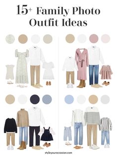 the ultimate family photo outfit guide