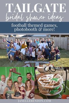 the tailgate bridal shower ideas football themed games, photography & more