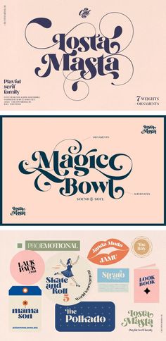 Losta Masta Font Family by Creativemedialab Free Typeface, Modern Sans Serif Fonts, Desain Editorial, Professional Graphic Design, Aesthetic Fonts, Font Inspiration, Graphic Design Fonts, Graphic Design Tools, Creative Fonts