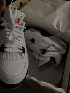 follow for more White Nike Shoes, Preppy Shoes, Jordan Shoes Girls, Aesthetic Purple, Jordan 4s