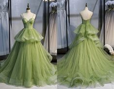 Fairy Corset Dress, Green Tulle Prom Dress, Sweet 16 Dresses Long, Brown Prom Dress, Green Corset Dress, Wedding Ball Gown Dresses, Fairy Corset, Prom Dresses Corset, Prom Dress Ball Gown