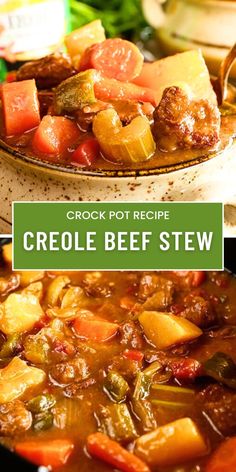 the crock pot recipe is ready to be eaten