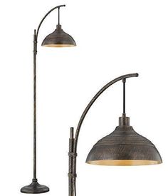 an image of two lamps that are next to each other