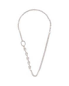 Necklace made of three different chains. 925 Sterling Silver. Chain Length: 19.60" / 50 cm. Handcrafted in Istanbul. Link Necklace, Plastic Free, Chain Lengths, Silver Necklace, 925 Sterling Silver, Chain, Sterling Silver, Silver