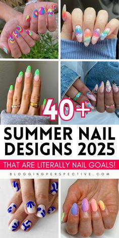 These summer nails are next-level gorgeous! Packed with summer nail designs and summer nail art, this collection is full of summer nail inspo for the season. Explore bright nails, funky nails, and stunning beach nail designs. Check out the blog for all the best summer nail ideas and June nails!