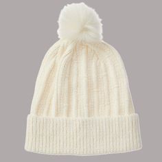 Classic style meets modern design with this Women's Chenille Hat with Faux Fur Pom. Soft rayon chenille knit provides superior warmth and cozy style. This hat keeps ears covered and traps warmth inside for ultimate protection from cold weather. Adjustable Soft Knit Cozy Bonnet, Cozy Adjustable Soft Knit Bonnet, Cream Knit Beanie Hat, Cream Knitted Winter Hat, Cozy Soft Hats For Cold Weather, Cream Knit Bonnet For Winter, Winter Cream Knit Bonnet, Snug Soft Knit Winter Hat, Cozy Soft Winter Hat