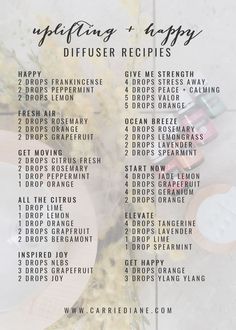 Uplifting Diffuser Blends, Young Living Essential Oil Diffuser, Magia Das Ervas, Essential Oils Guide