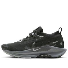 (WMNS) Nike Pegasus Trail 5 Gore-Tex 'Black Wolf Grey'  FQ0912-001 Black Gore-tex Trail Running Shoes, Durable Gore-tex Black Trail Running Shoes, Black Gore-tex Trail Running Shoes For Outdoor, Black Breathable Gore-tex Trail Running Shoes, Black Gore-tex Trail Running Shoes With Reinforced Toe, Nike Pegasus, Limited Edition Sneakers, Nike Air Zoom Pegasus, Black Wolf