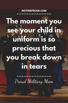 the moment you see your child in uniform is so precious that you break down in tears