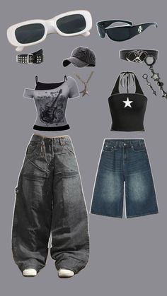 2000s Alt Fashion, Street Style Outfits Casual, Punk Style Outfits, Edgy Dress, Baggy Clothes, Mode Inspo, Alternative Outfits, Really Cute Outfits