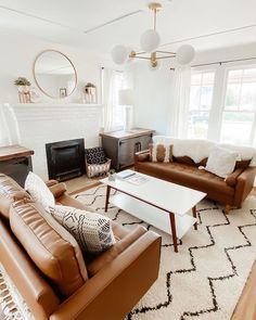 the living room is clean and ready for us to use in its new owner's home