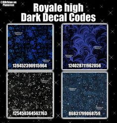 the royal high dark decal code is available for all types of wallpapers