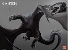 a black dragon and a white dragon are facing each other