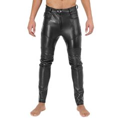 Genuine Sheep Soft Leather Trouser Leather Wardrobe, Leather Trousers Women, Mens Leather Shirt, Quilted Pants, Short Leather Skirts, Mens Leather Clothing, Mens Leather Pants, Mens Apparel, Leather Clothes