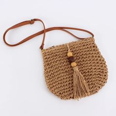 45428365197529 Brown Satchel For Beach Season, Beige Pouch Beach Bag With Adjustable Strap, Beige Pouch Shoulder Bag For Beach, Trendy Brown Pouch Beach Bag, Brown Pouch Shoulder Bag For Beach Season, Trendy Crochet Crossbody Bag For Beach Season, Vacation Brown Pouch Shoulder Bag, Brown Pouch Shoulder Bag For Vacation, Brown Summer Pouch Shoulder Bag