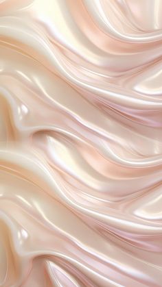 an abstract pink and white background with wavy lines