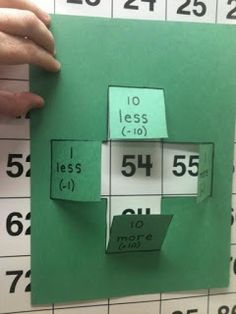 someone is placing the numbers on top of each other in order to find which number they are