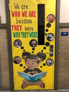 Black Teachers Classroom, Black Heritage Month Bulletin Board, Black Teacher Classroom Decor, Juneteenth Door Decoration Ideas, Black Inventors Bulletin Board, Bhm Poster Ideas, Hbcu Door Decorating Ideas, Hbcu Bulletin Board Ideas, Ruby Bridges Door Decoration