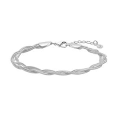 Featuring an elegant braided design, this LC Lauren Conrad bracelet is the perfect choice to complement your classic style.BRACELET DETAILS Length: 7 in. with 2-in. extender Clasp: lobster-claw Plating: silver tone Not appropriate for children 14 years old and younger. Size: One Size. Gender: female. Age Group: adult. Pattern: herringbone. Classic Adjustable Braided Bracelet With Lobster Clasp, Elegant Braided Sterling Silver Bracelet Gift, Elegant Braided Sterling Silver Bracelet, Elegant Braided Bracelet Jewelry, Formal Adjustable Braided Bracelets, Formal Adjustable Braided Bracelet, Elegant Silver Braided Bracelet With Lobster Clasp, Adjustable Braided Bracelet With Lobster Clasp, Elegant Adjustable Braided Jewelry