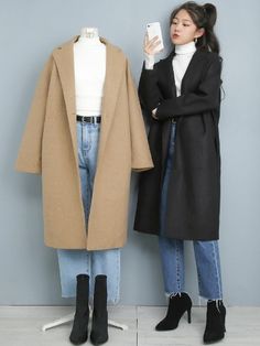 Winter Korean Fashion, Korean Winter Outfits, Korean Fashion Winter, Korean Fashion Kpop, Korean Outfit Street Styles, Korean Fashion Summer, Classy Winter Outfits, Korean Fashion Dress, Korean Girl Fashion