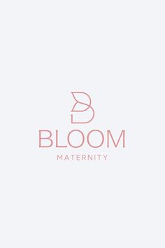 the b bloom logo is shown on a white background