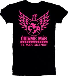 Product Description:Club America Mexico Aguilas Camiseta T Shirt Odiame Mas Soccer Football Black Hot Pink Design  Shipping Policy: All items are shipped within 24 hours after payment has been received.  Except for holidays and weekends. Most orders are shipped six days per week . Payments: Payments are due within 1 day after buying the item. Any unpaid items will be reported to eBay as unpaid items, this is not to reflect poorly on the buyer; however,  we need to do this in order to be reimbursed for our eBay fees. We accept payment via PayPal or any eBay payment has chose to accept. Contact Policy: Please feel free to contact us anytime throughout this transaction.  We will be more than happy to answer any questions you may have about this item or the shipping of the item.  Please ONLY s Hot Pink Design, Club America, Black Hot Pink, Pink Design, Soccer Football, 1 Day, Hot Pink, Soccer, Product Description