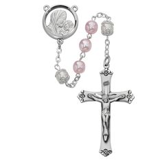 Sterling Crucifix And Center Deluxe Gift Box Included