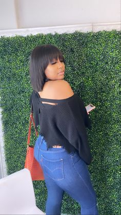 IG: touchedbytj_ Closure Wig, Open Shoulder, Shoulder Top, Open Shoulder Tops, Women's Top