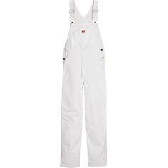 White in color. Multiple tool pockets and loops. Elastic shoulder straps. 100% cotton painter's drill fabric. Dickies Dickies White Overalls, White Overalls Outfit, Neutral Photoshoot, Painter Outfit, Painters Overalls, Elmo Wallpaper, Overalls White, Custom Jeans Diy, Making Outfits