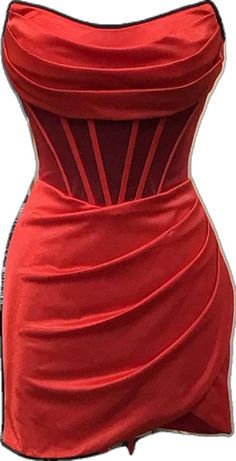 Homecoming Dress Corset, Red Homecoming Dresses Short, Red Homecoming Dress, Homecoming Dresses Bodycon, Dress Corset, Satin Homecoming Dress, Red Homecoming Dresses, Pleated Bodice, Dress Bodycon