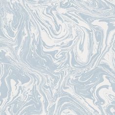 a blue and white marble wallpaper with an abstract design on the top right corner